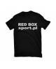 Koszulka bawełniana RED BOX - czarna