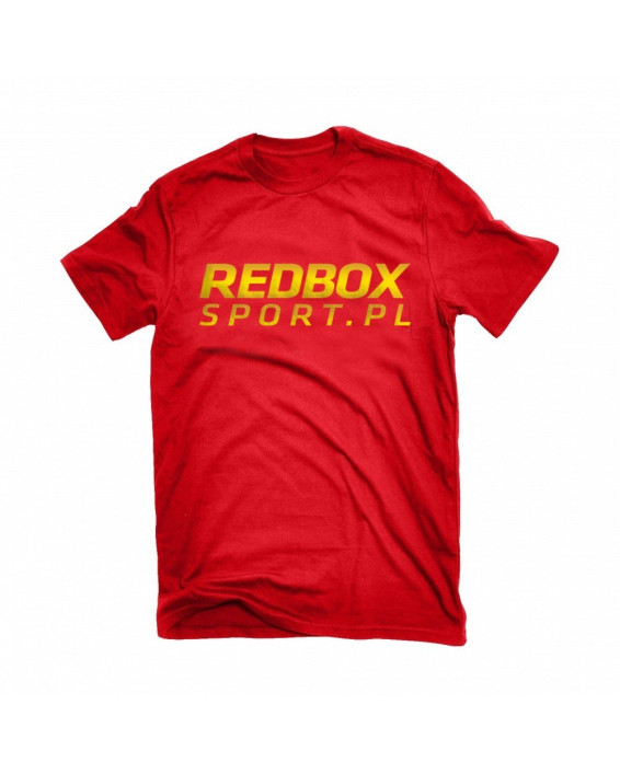 Koszulka bawełniana RED BOX - czerwona