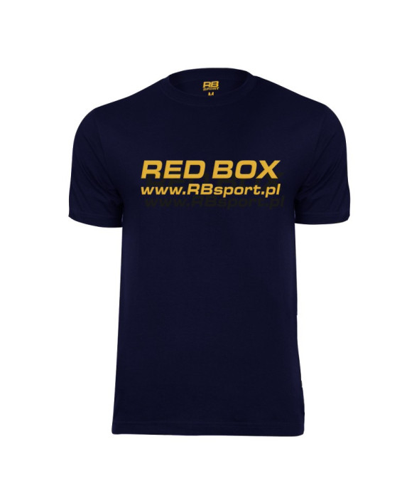Koszulka bawełniana RED BOX - granatowa