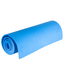 Mata do ćwiczeń RBSPORT RB50669 -  0,8 cm - niebieska