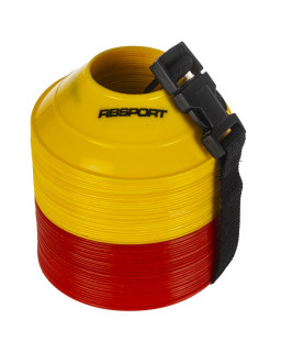 Mini stożki treningowe RBSPORT RB54148YR - 60 szt
