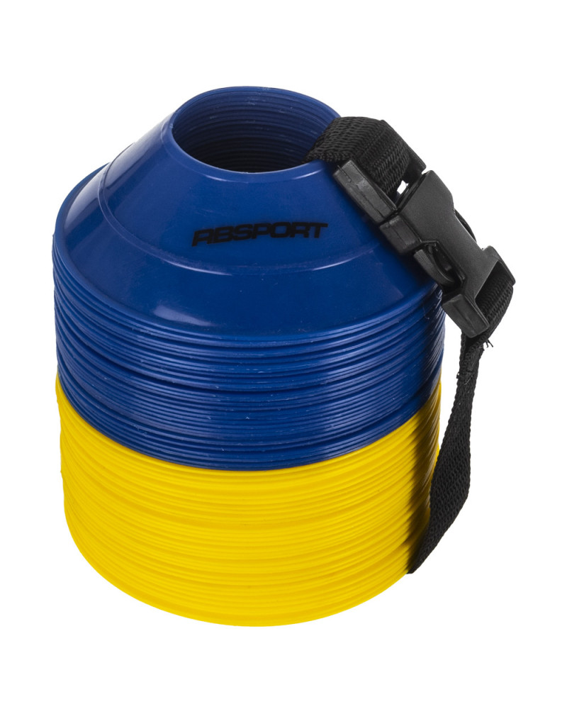 Mini stożki treningowe RBSPORT RB54148YB - 60 szt