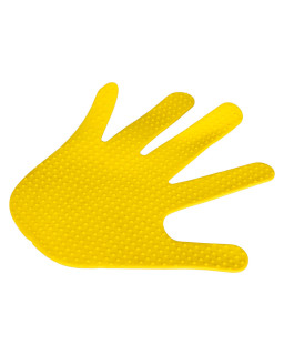 Ręka gumowa do sensoryki - żółta
