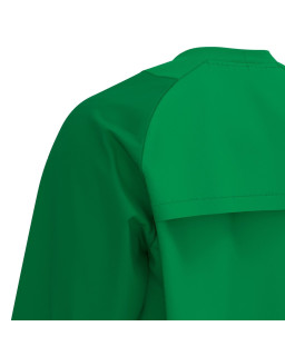 Zielona ortalionowa Macron Drizzle niebieska | Lekka kurtka treningowa