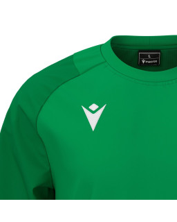 Zielona ortalionowa Macron Drizzle niebieska | Lekka kurtka treningowa