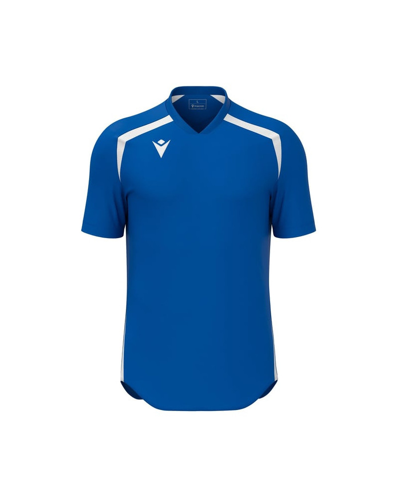 Koszulka Macron Wyrm niebiesko-biała – lekka koszulka meczowa