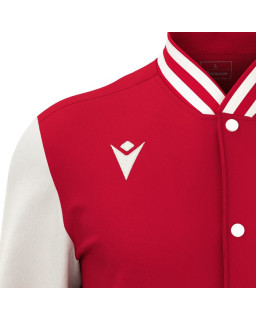 Bluza Macron Fiddle czerwona - styl college, ciepła i wygodna