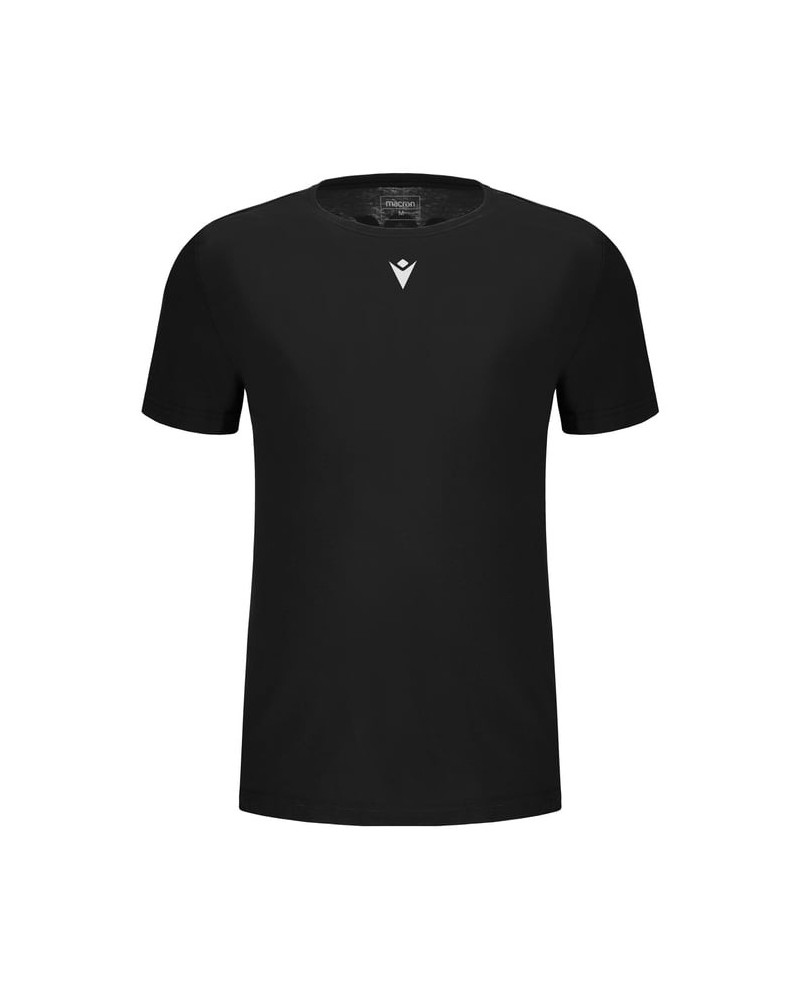 Koszulka bawełniana Macron MP 151 czarna | REDBOX.pl