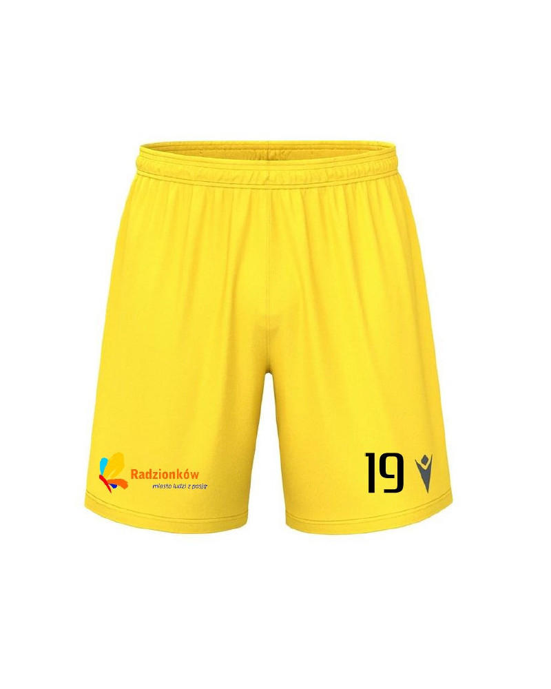 Spodenki meczowe Ruch Radzionków żółte