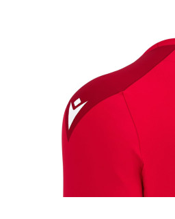 Czerwona koszulka piłkarska Macron Wisp - profesjonalna i oddychająca