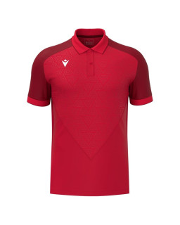 Koszulka polo Macron Baldwin czerwona - sportowa elegancja i komfort