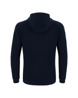 Bluza granatowa Macron Stage Eco - sportowa, rozpinana, z kapturem