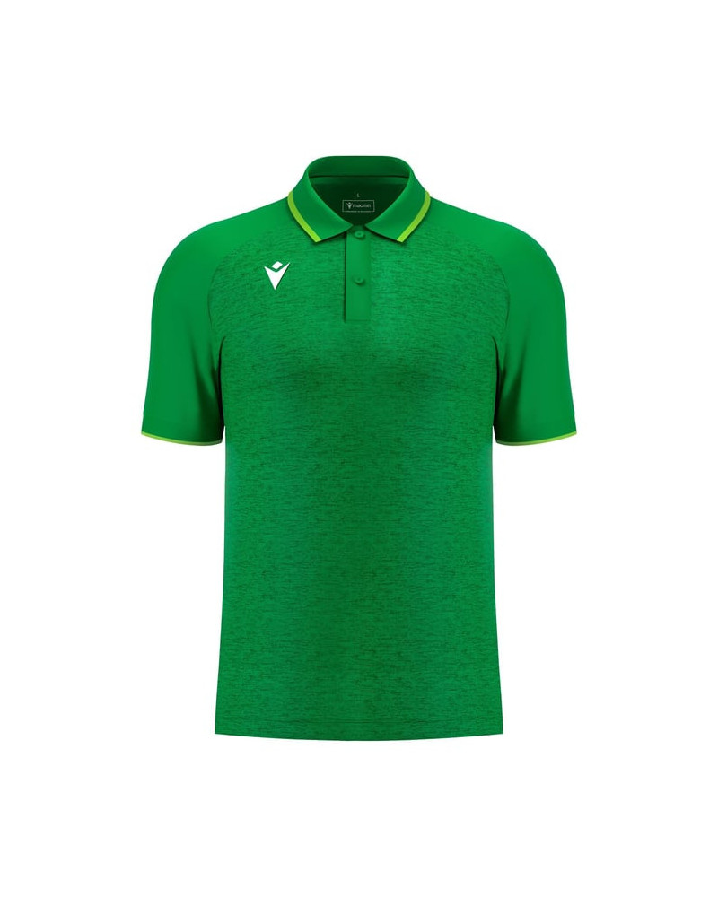 Macron Aulos Polo - zielona koszulka polo sportowa | RED BOX