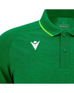 Macron Aulos Polo - zielona koszulka polo sportowa | RED BOX