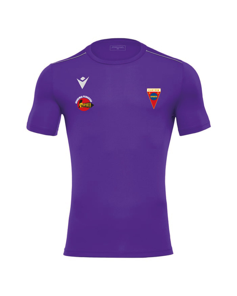 Fioletowa koszulka treningowa Macron - Sparta Złotów