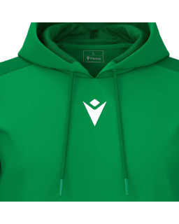 Zielona bluza Macron Horn z kapturem - bluza sportowa