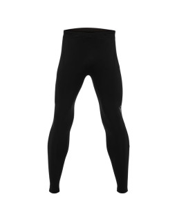 Legginsy treningowe Macron Gila czarne | Męskie legginsy termoaktywne
