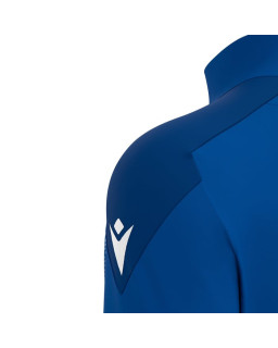 Bluza treningowa Macron Anduin niebieska | Krótki zamek 1/4