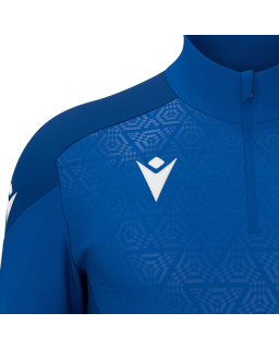 Bluza treningowa Macron Anduin niebieska | Krótki zamek 1/4