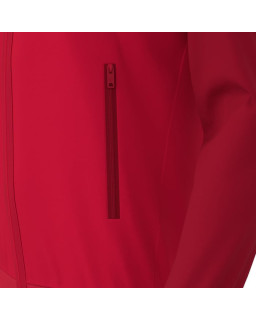 Bluza sportowa Macron Anubis czerwona | Pełny zamek Poly Dry