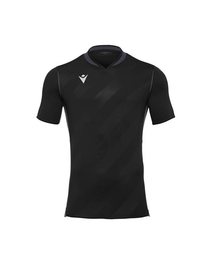 Koszulka piłkarska Macron Kimah czarna | Koszulka meczowa