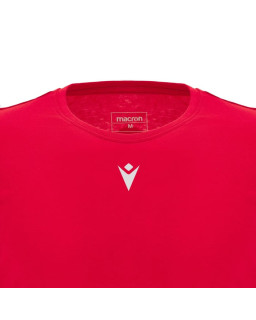 Koszulka bezrękawnik Macron MP 151 Hero czerwona - bawełniana koszulka