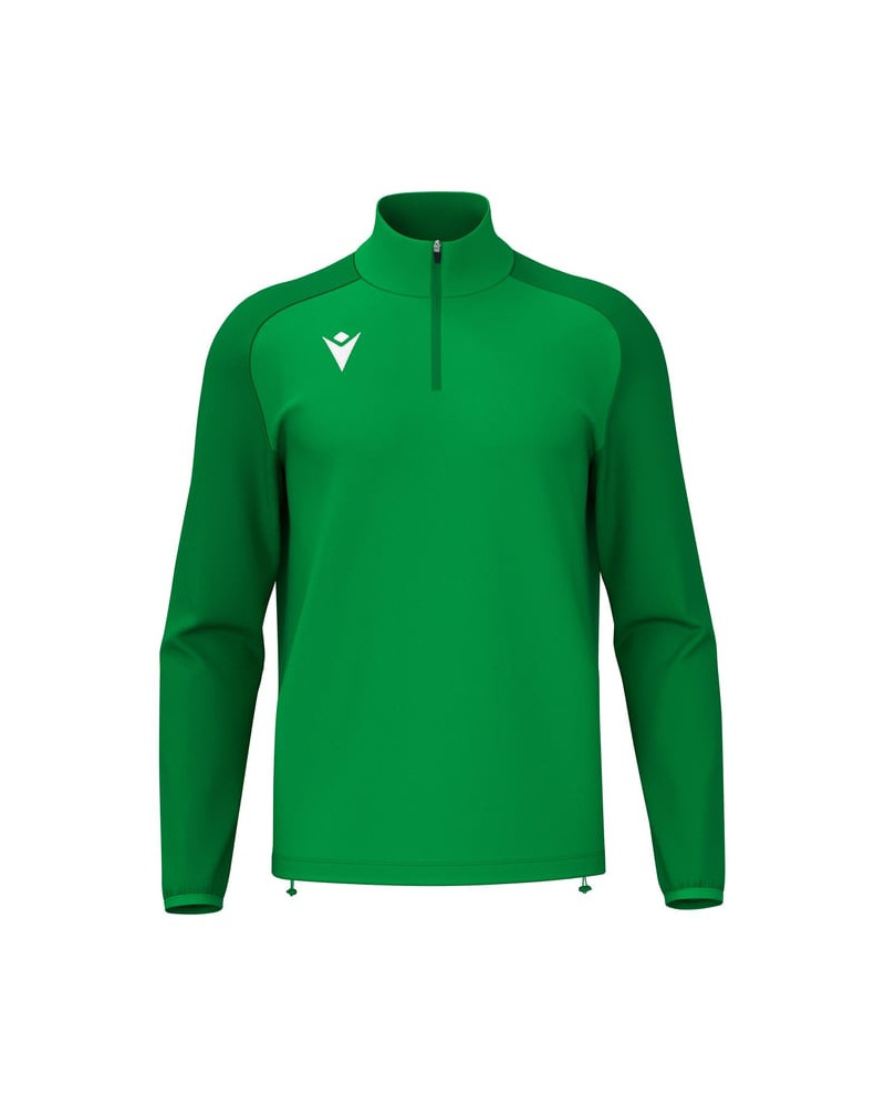 Bluza treningowa Macron Isen zielona 1/4 zip - bluza sportowa