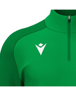 Bluza treningowa Macron Isen zielona 1/4 zip - bluza sportowa