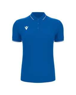 Damska koszulka polo Macron Waltz niebieska | Bawełna piqué