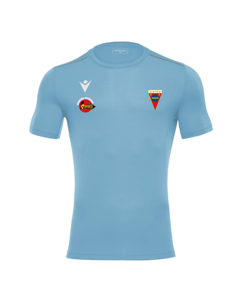 Błękitna koszulka treningowa Macron - Sparta Złotów