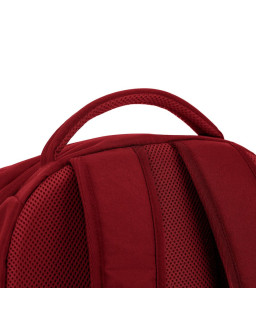 Bordowy plecak Macron Rookie - kompaktowy, wytrzymały, sportowy