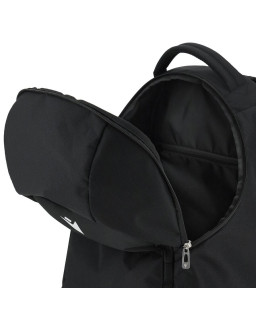Czarny plecak Macron Rookie - kompaktowy, wytrzymały, sportowy