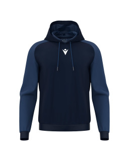 Granatowa bluza Macron Horn z kapturem - bluza sportowa