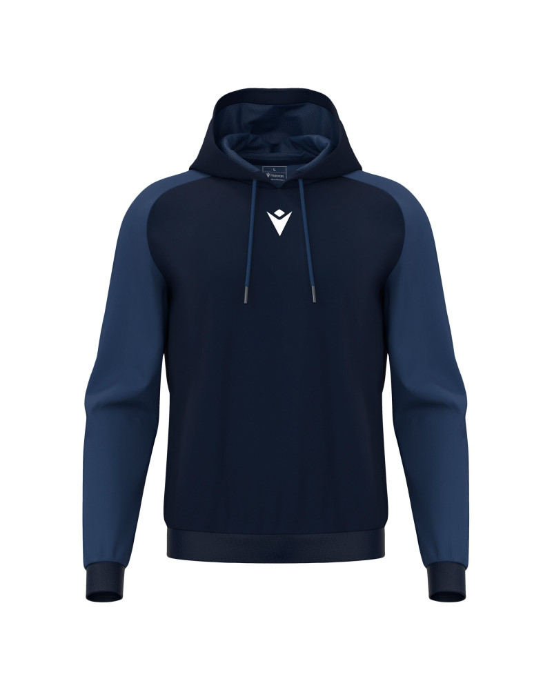 Granatowa bluza Macron Horn z kapturem - bluza sportowa
