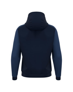 Granatowa bluza Macron Horn z kapturem - bluza sportowa