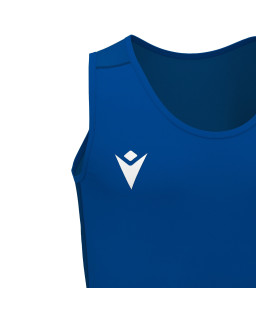 Niebieska koszulka Macron Javelin | Tank top biegowy Zephiro - RED BOX