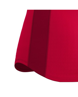 Czerwona koszulka Macron Relay | Damski tank top treningowy - RED BOX