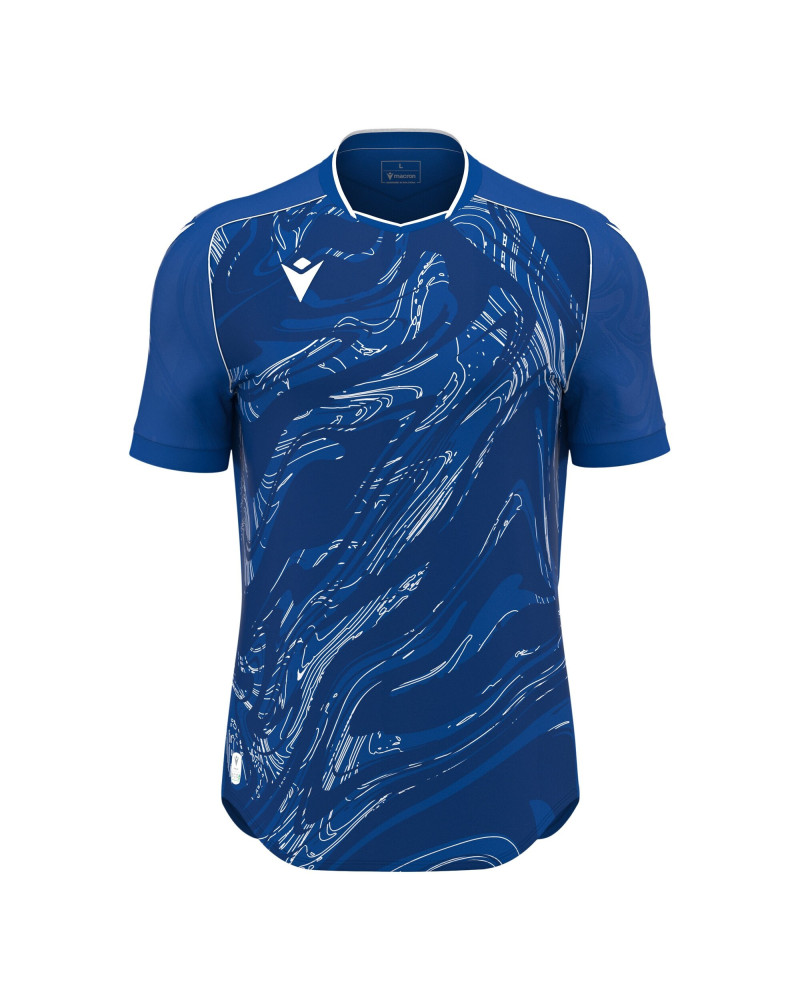 Macron Arcane Eco niebieska - ekologiczna koszulka meczowa | RED BOX