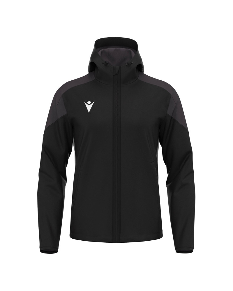 Czarna kurtka Macron Icefang Softshell | RED BOX