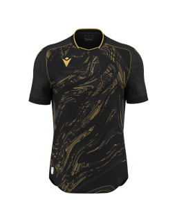 Macron Arcane Eco czarna - ekologiczna koszulka meczowa | RED BOX