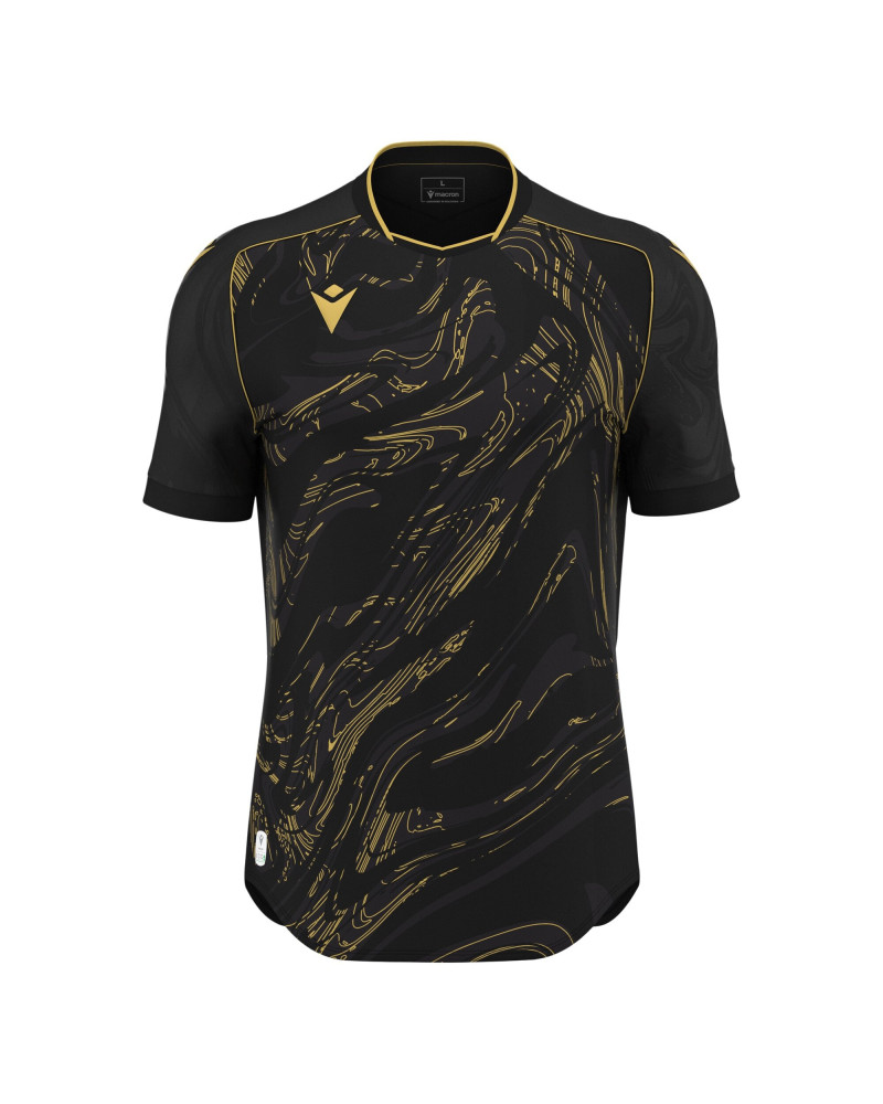 Macron Arcane Eco czarna - ekologiczna koszulka meczowa | RED BOX