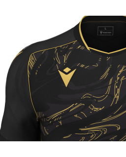 Macron Arcane Eco czarna - ekologiczna koszulka meczowa | RED BOX