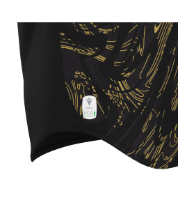 Macron Arcane Eco czarna - ekologiczna koszulka meczowa | RED BOX