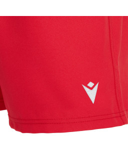 Spodenki rugby Macron Howlite czerwone – wytrzymałe spodenki meczowe