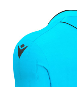 Macron Mendez Eco - profesjonalna niebieska koszulka sędziowska