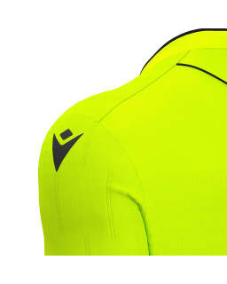 Macron Mendez Eco - profesjonalna żółta koszulka sędziowska