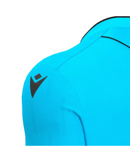 Macron Mendez Eco - profesjonalna niebieska koszulka sędziowska