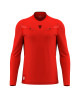 Czerwona koszulka sędziowska z długim rękawem Macron Mendez Eco 800004631809
