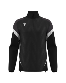 Czarna bluza Macron Hollow 1/4 Zip | Bluza treningowa – RED BOX