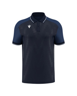 Koszulka polo Macron Echoes granatowa - Sportowa